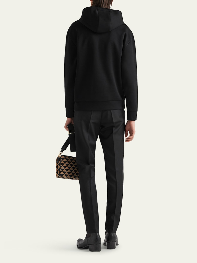 Prada Men's Cotton Logo Hoodie outlook