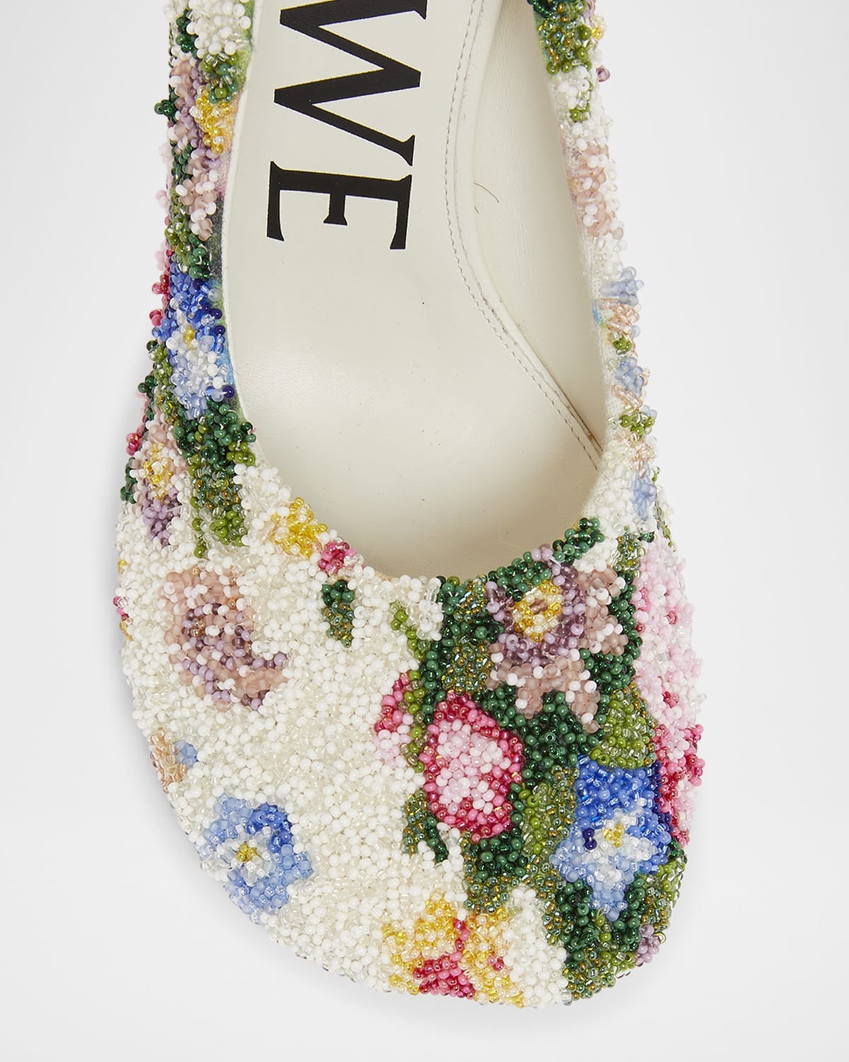 Toy Floral Beaded Pumps - 6