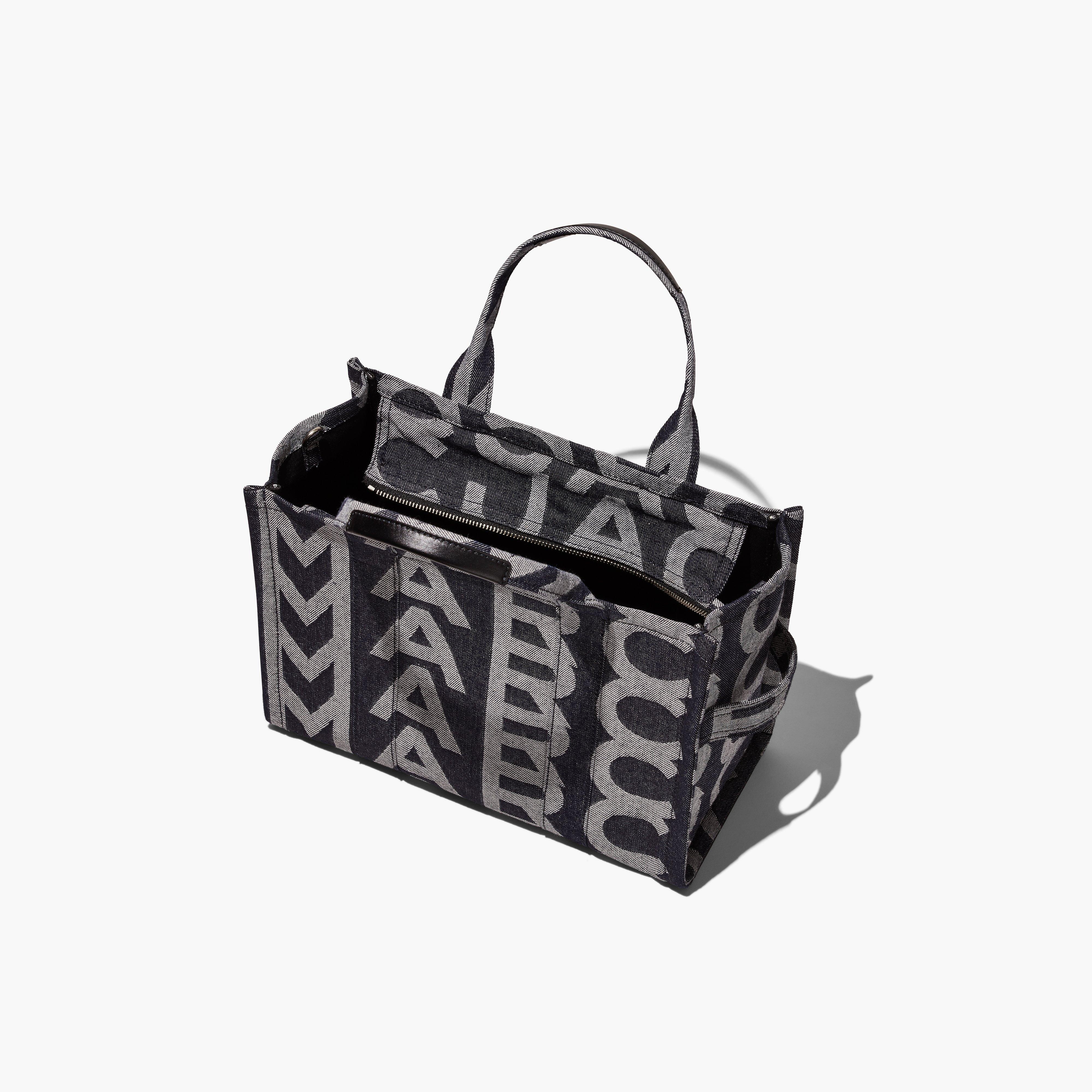 THE MONOGRAM DENIM SMALL TOTE - 7