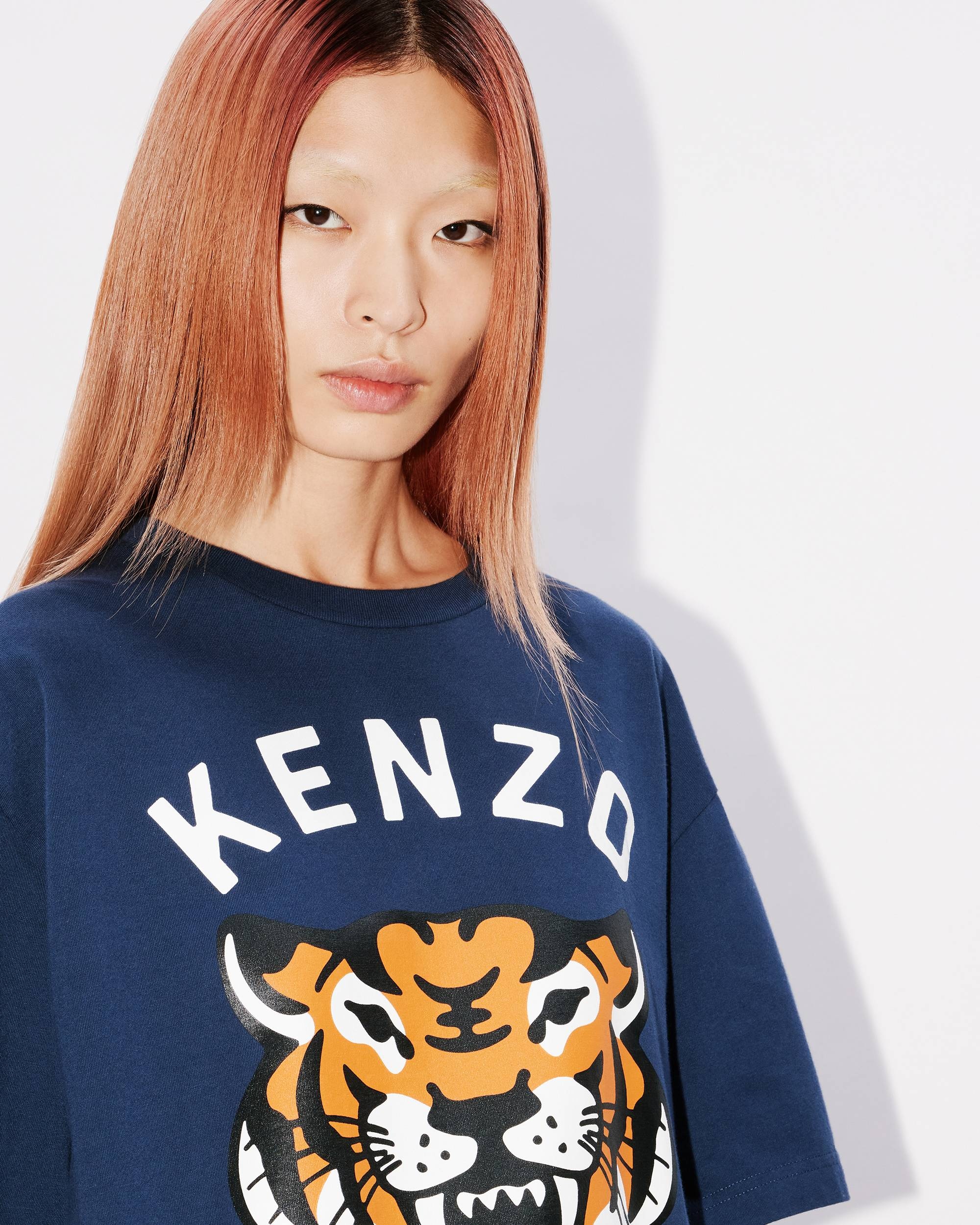 'KENZO Lucky Tiger' oversized genderless T-shirt - 6