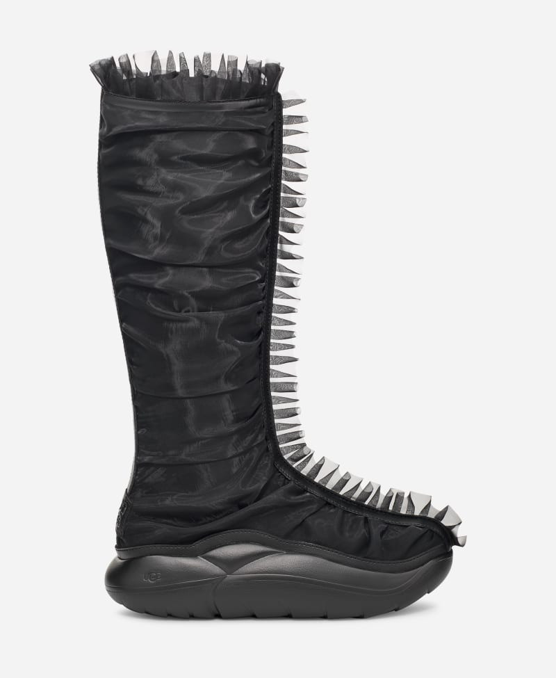 ® Women's ® CS Ruffle Boot Tall Textile/Recycled Materials Classic Boots in Black 1