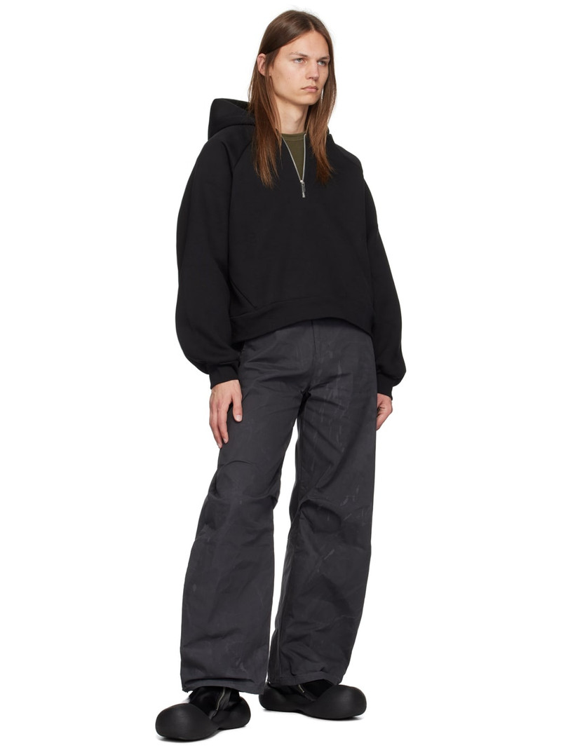 Seventh Black Half-Zip Hoodie outlook