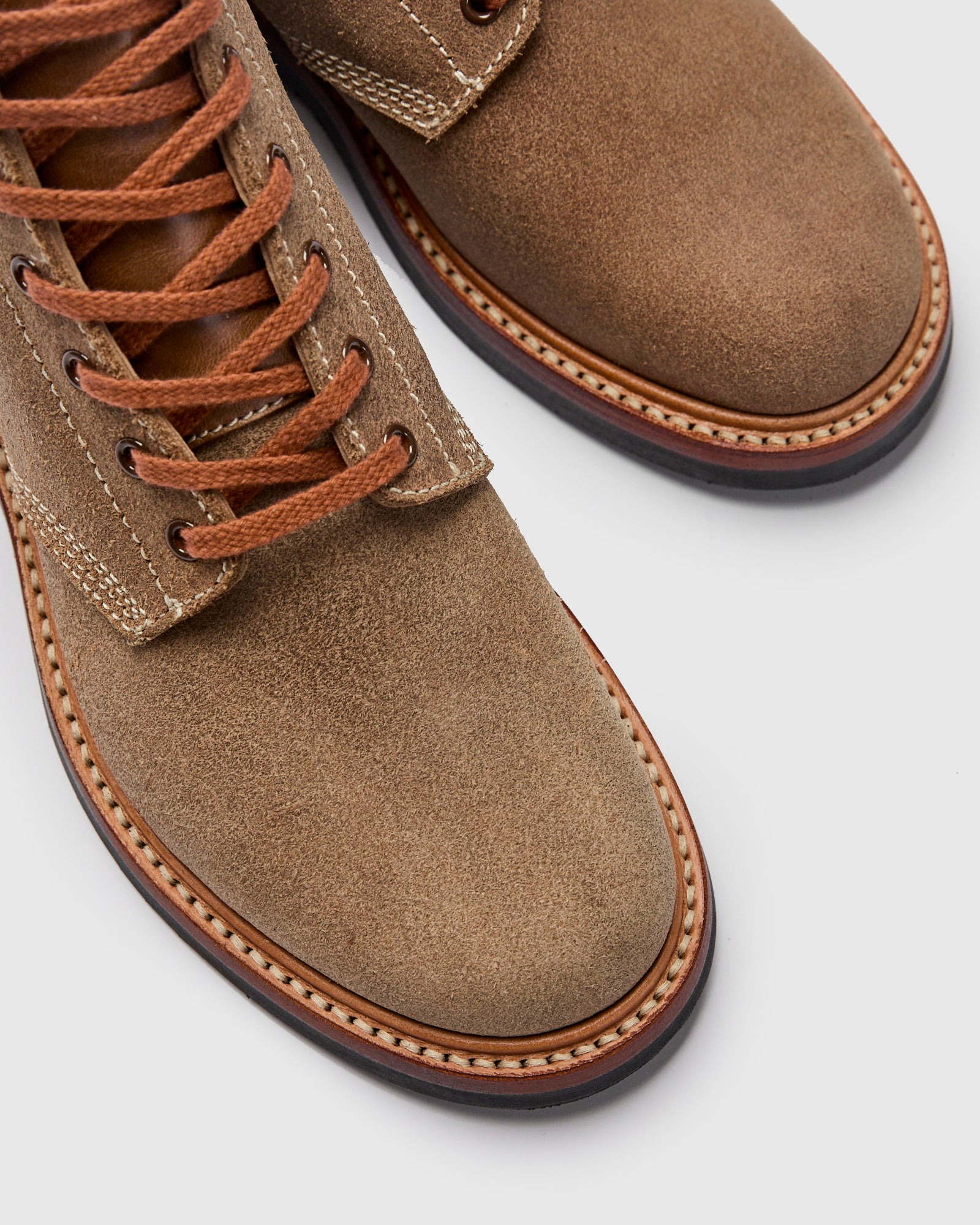M-43 Service Shoe Boot in Horween Chromexcel Natural Roughout - 7
