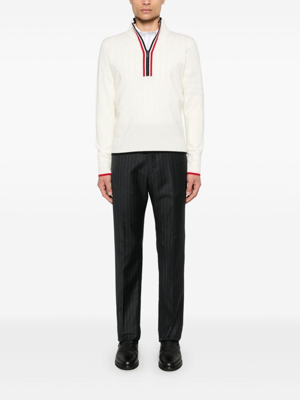 funnel-neck pullover - 2