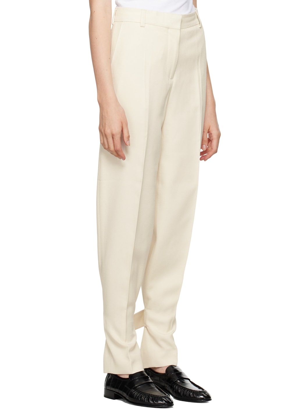Off-White Buckled Slouch Trousers - 2