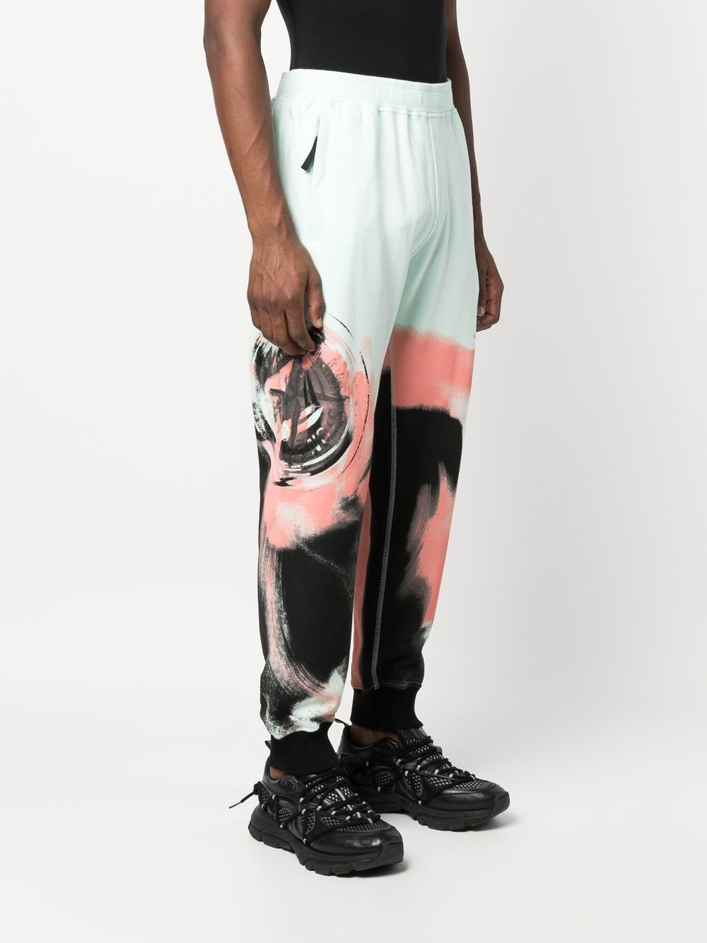 Motion Saturation abstract-print track pants - 3
