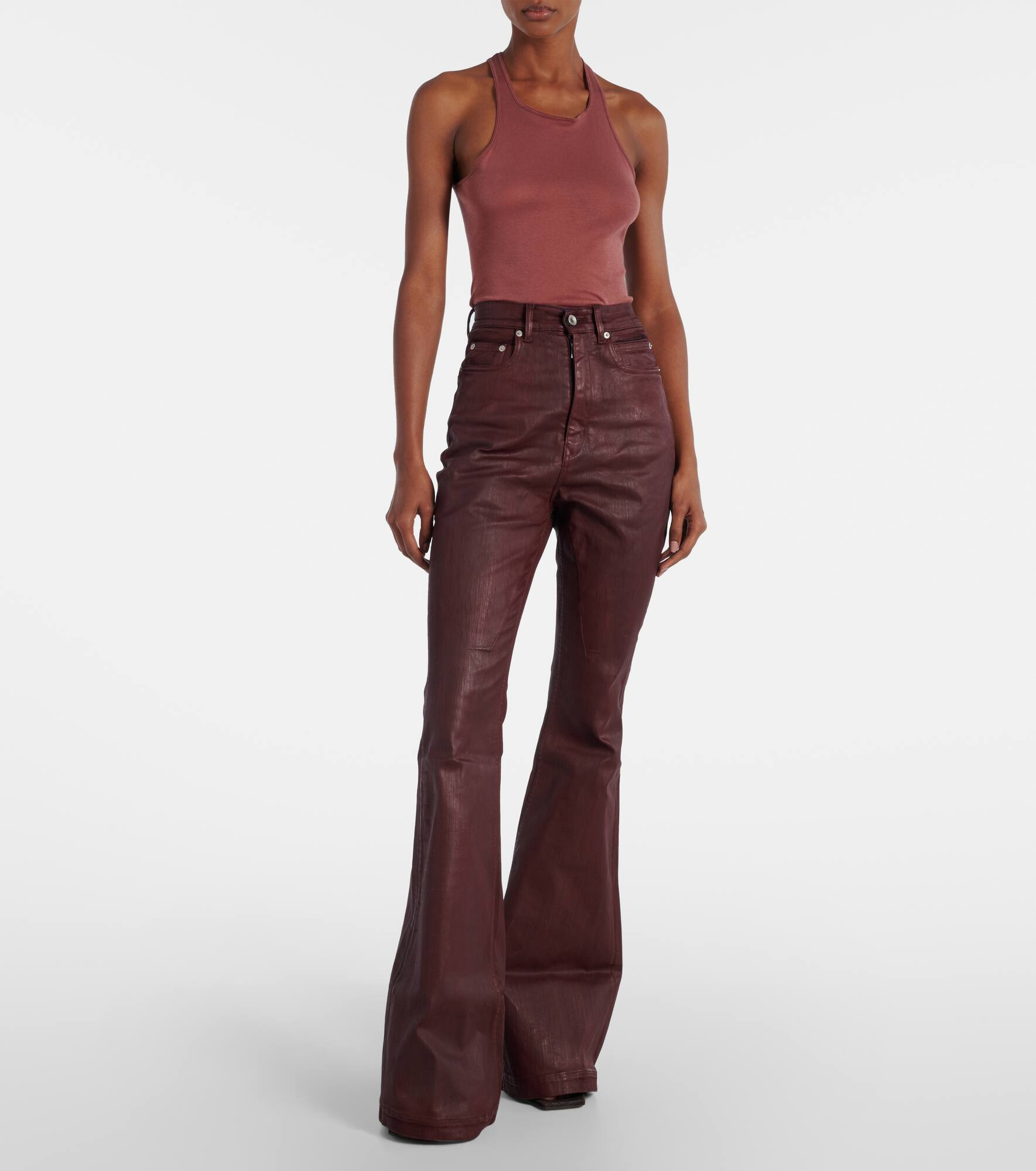 Bolan high-rise bootcut jeans - 7