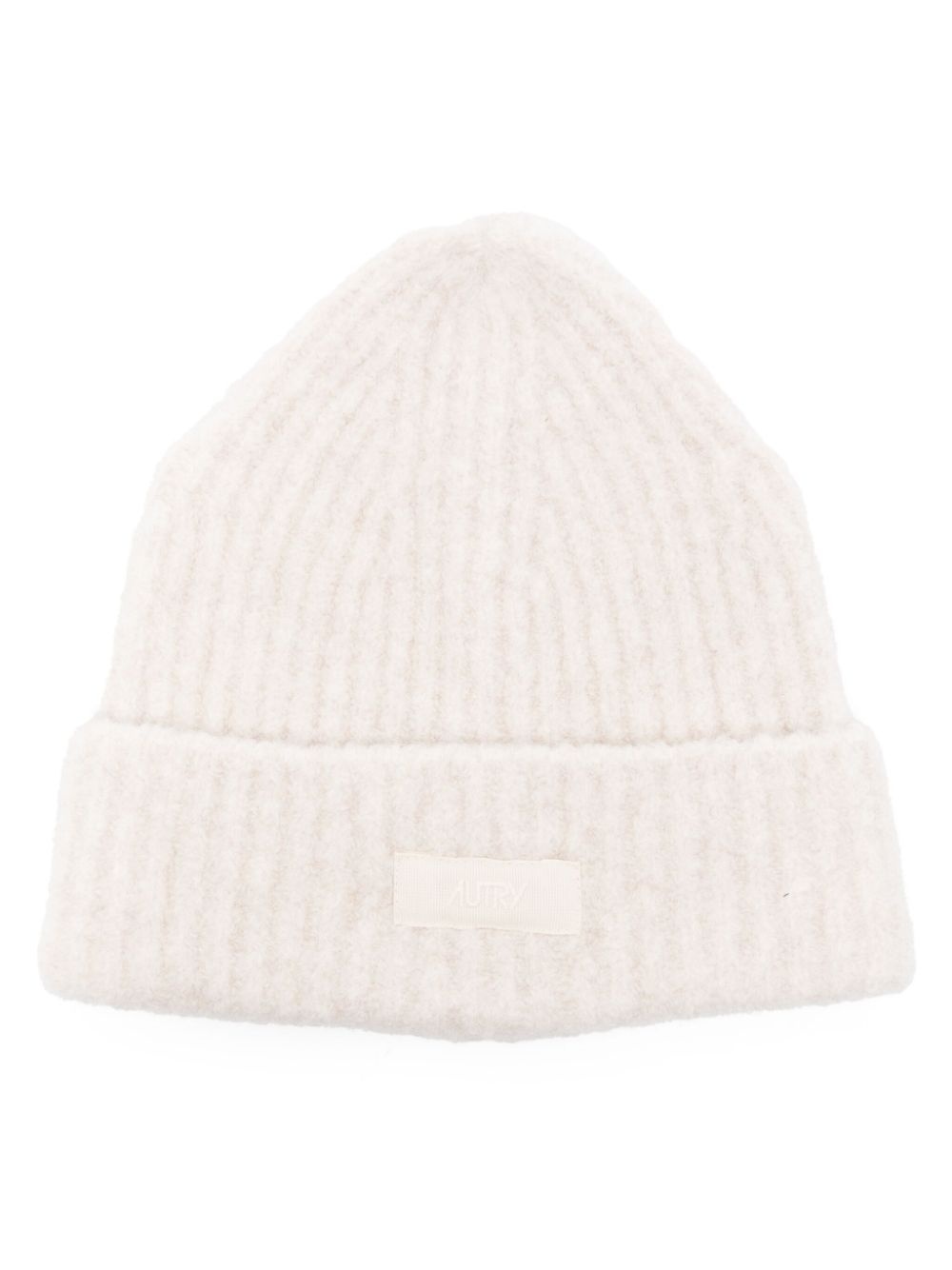 【AUTRY】BEANIE AUTRY logo-patch ribbed beanie | REVERSIBLE