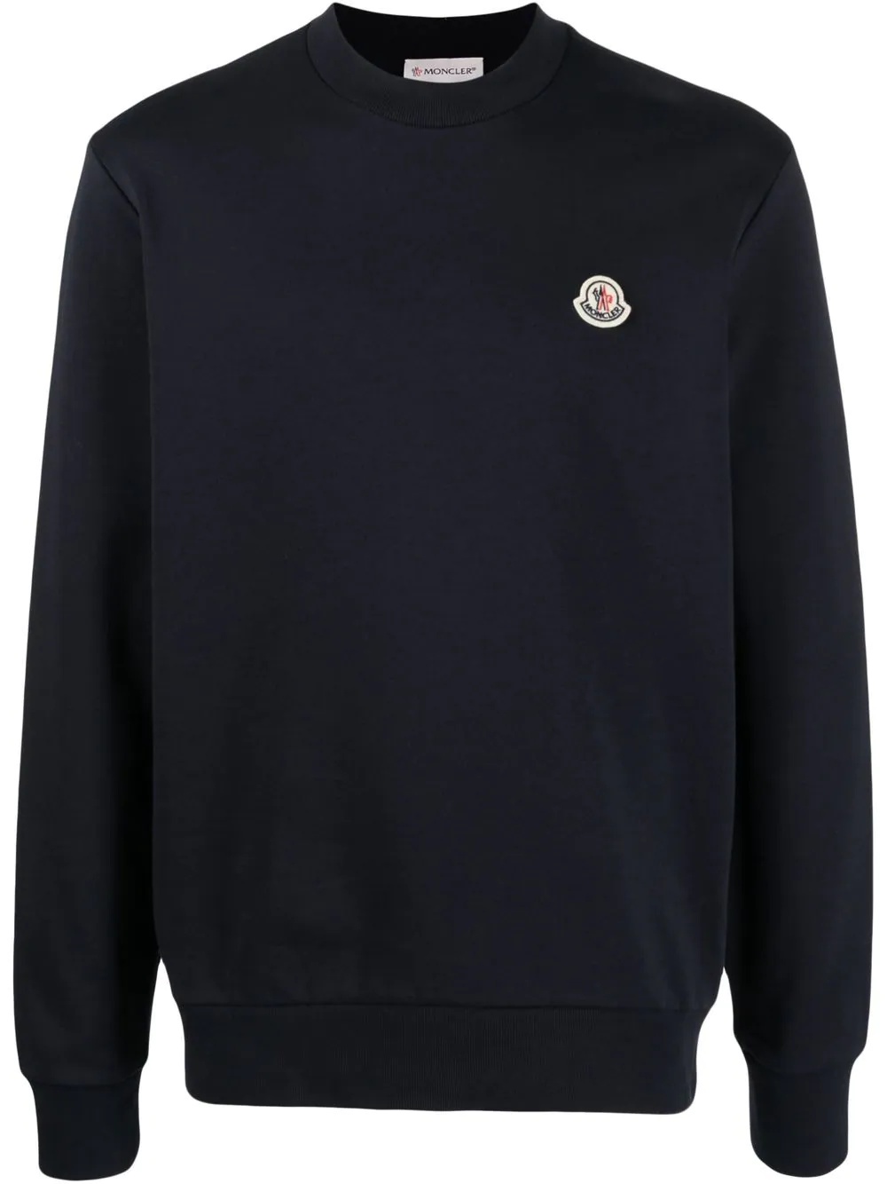 logo patch sweatshirt - 1