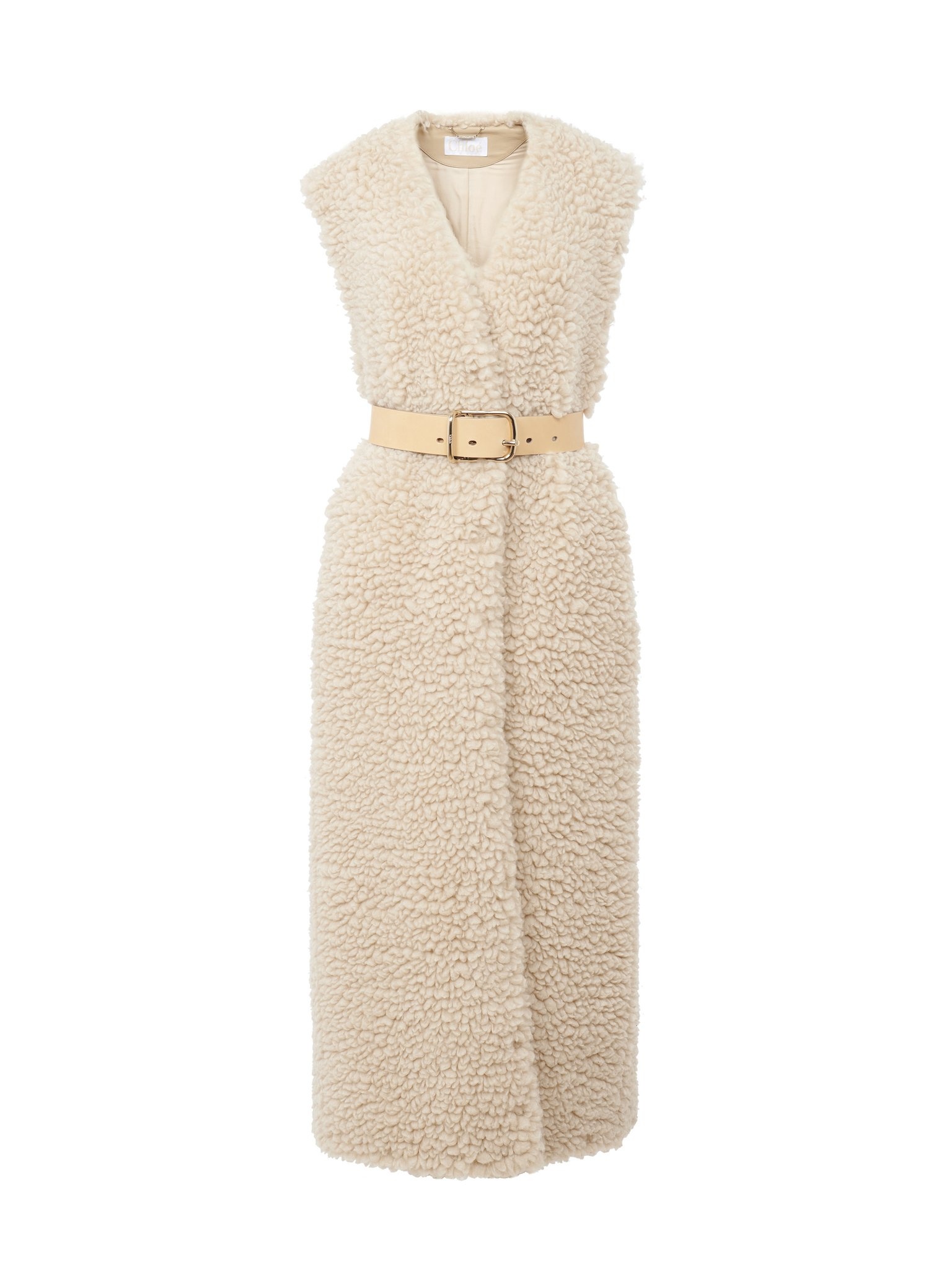 BELTED COCOON GILET - 1