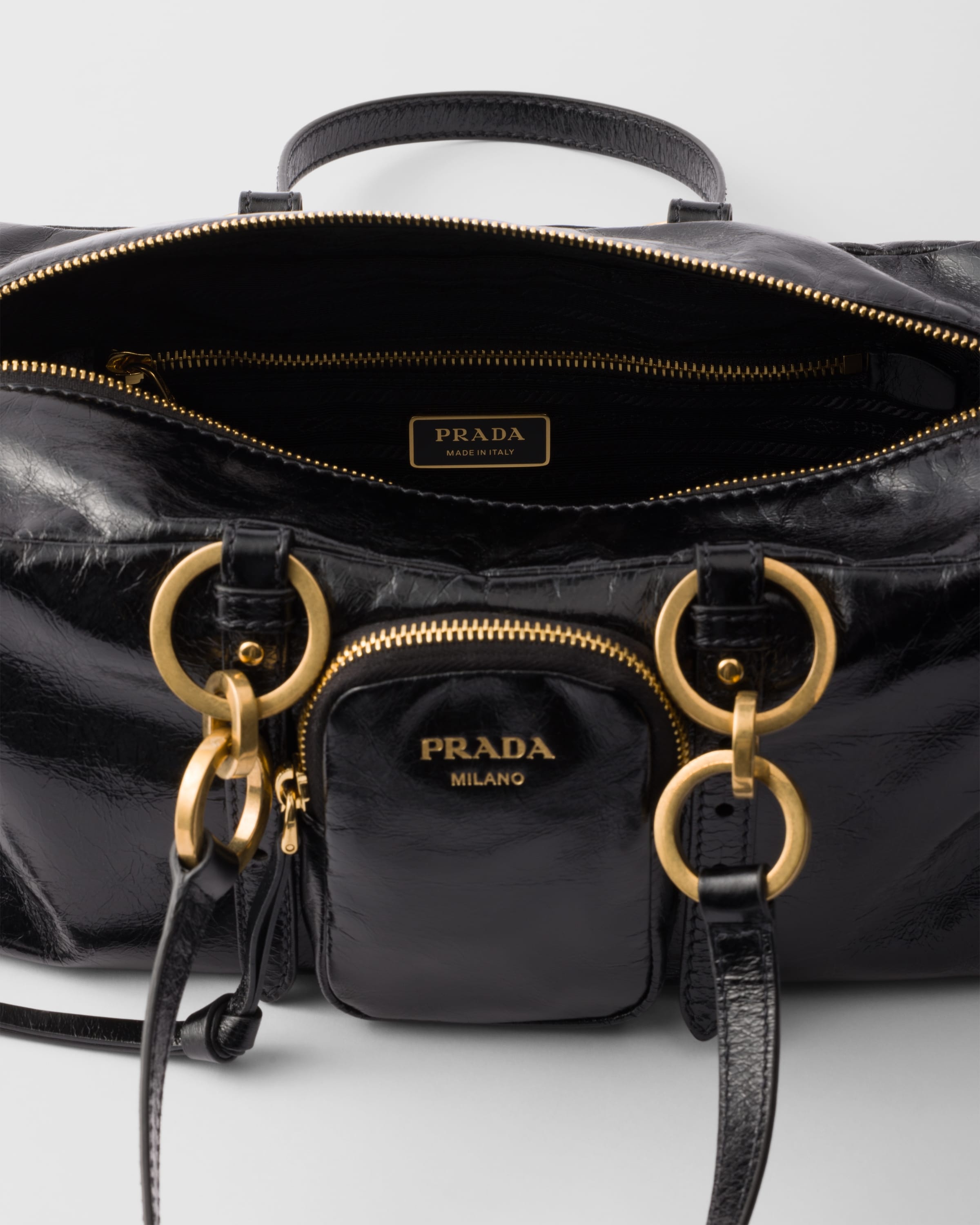 Prada Dangle medium leather top-handle bag - 4