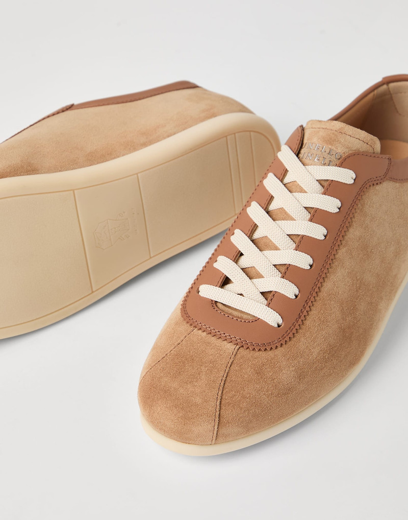 Washed suede sneakers 3