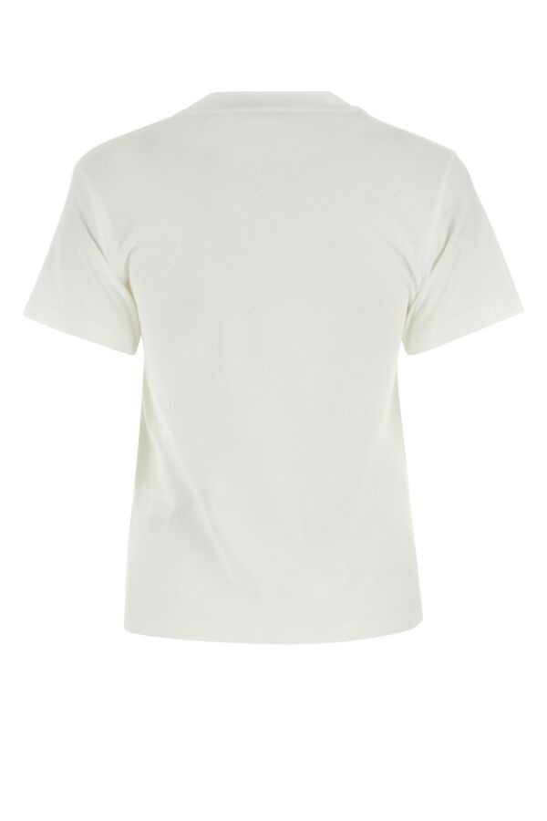 Valentino Garavani Women White Cotton T-Shirt - 2