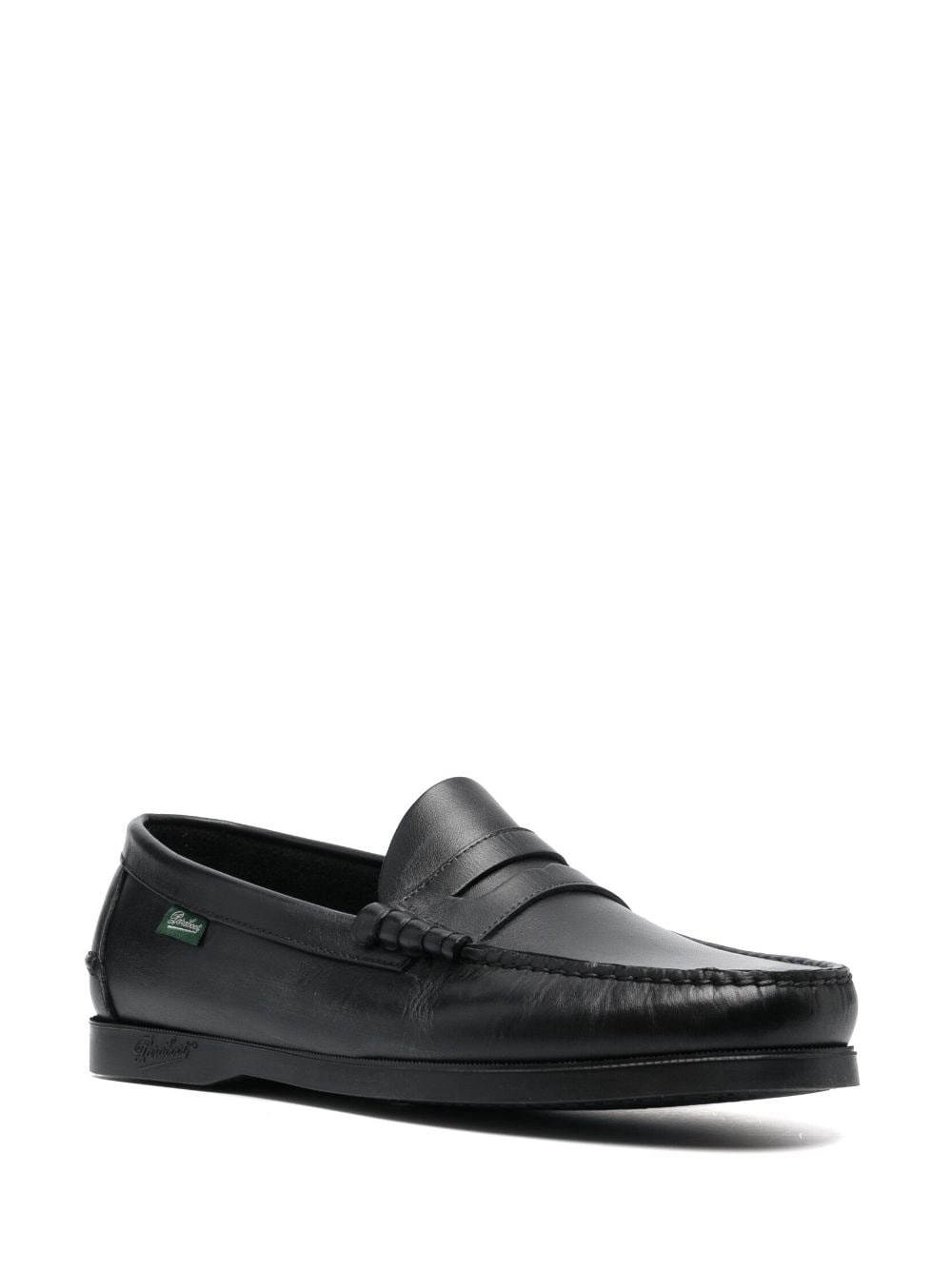 leather penny loafers - 2