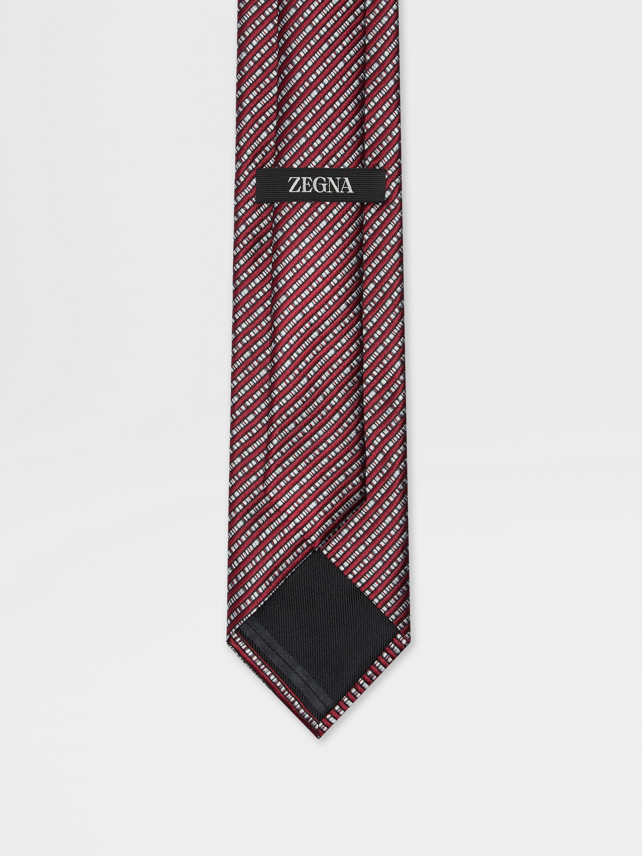 RED SILK TIE - 3