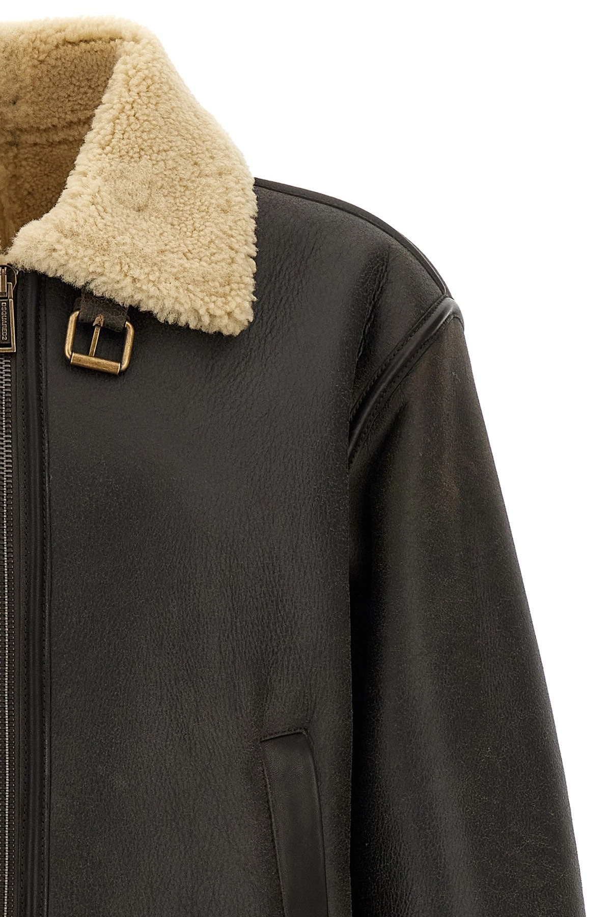 'Aviator' sheepskin jacket - 3