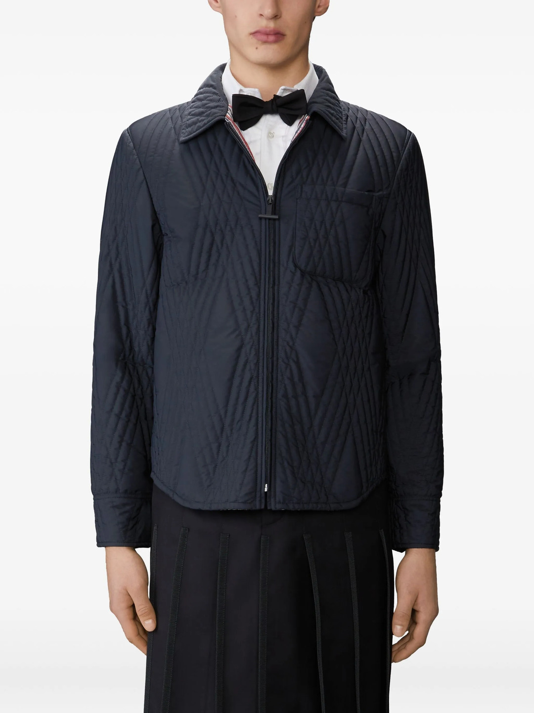 Poly Twill Eco Filled Quilted Oversize Shirt Men - 3