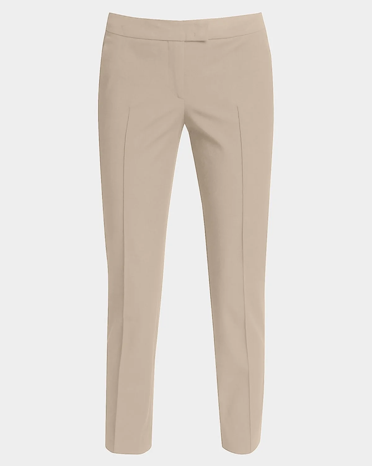 Frankie Straight-Leg Cotton-Stretch Cropped Pants - 1