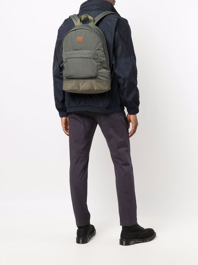 Diesel logo-patch backpack outlook