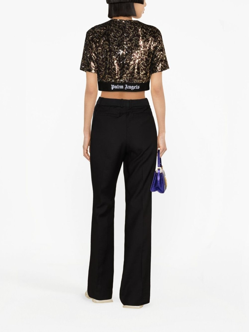 sequin-embellished 작물 정상 4