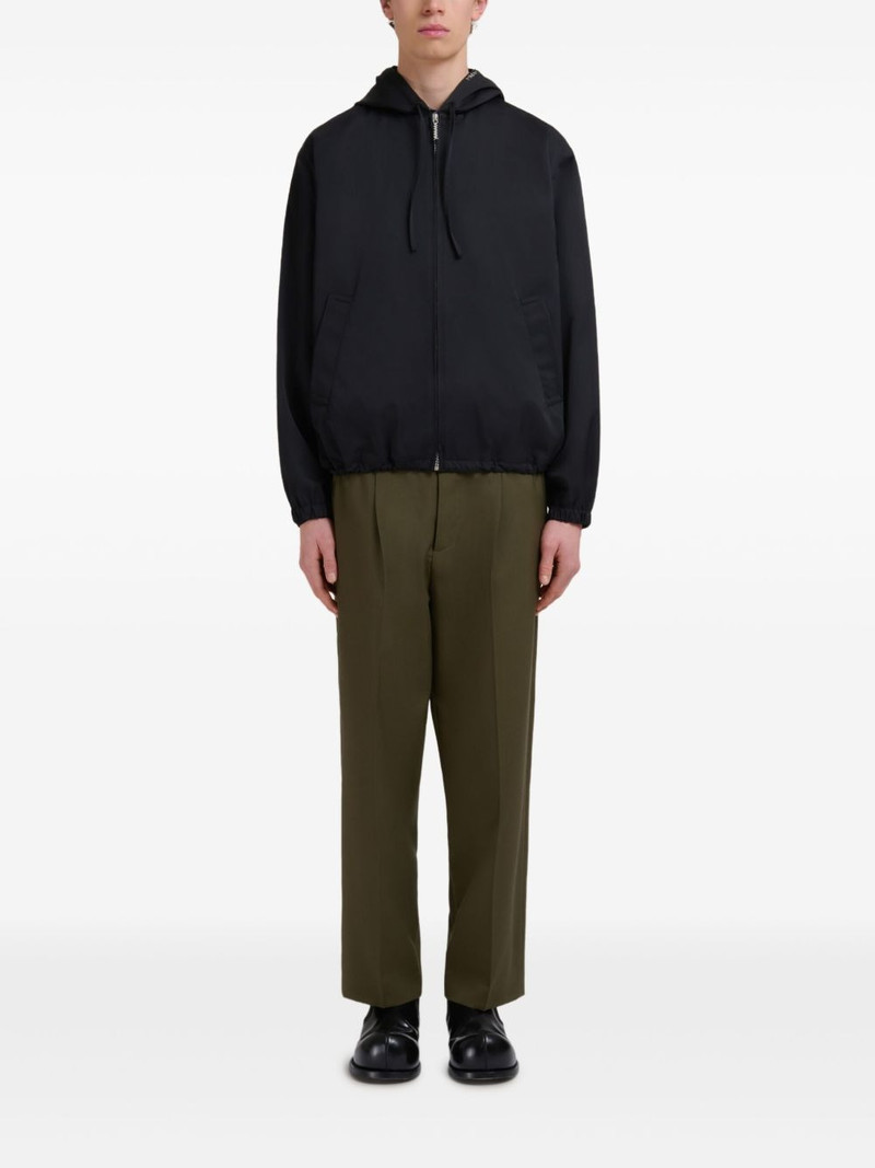 Marni hooded zip-up jacket outlook
