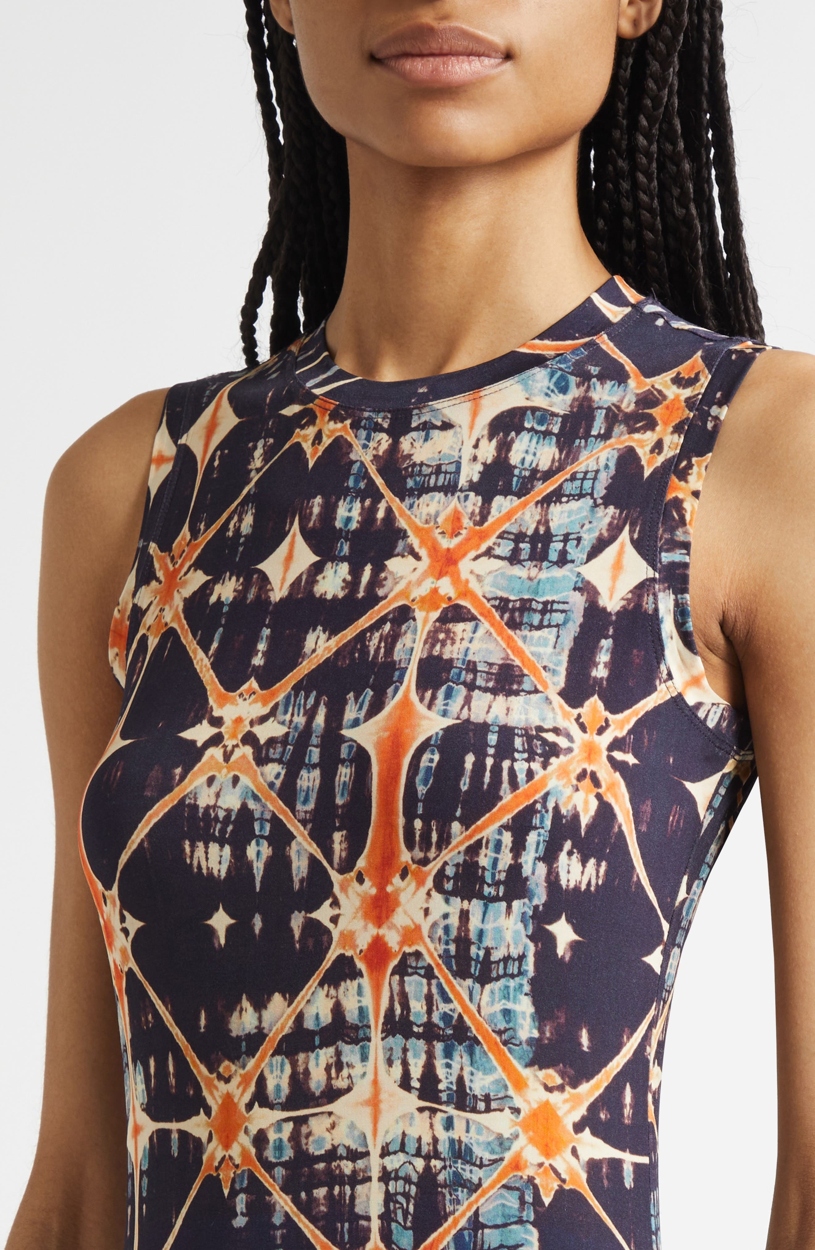 Ulla Johnson Orla Mixed Print Sleeveless Knit Dress in Phoenix at Nordstrom - 4
