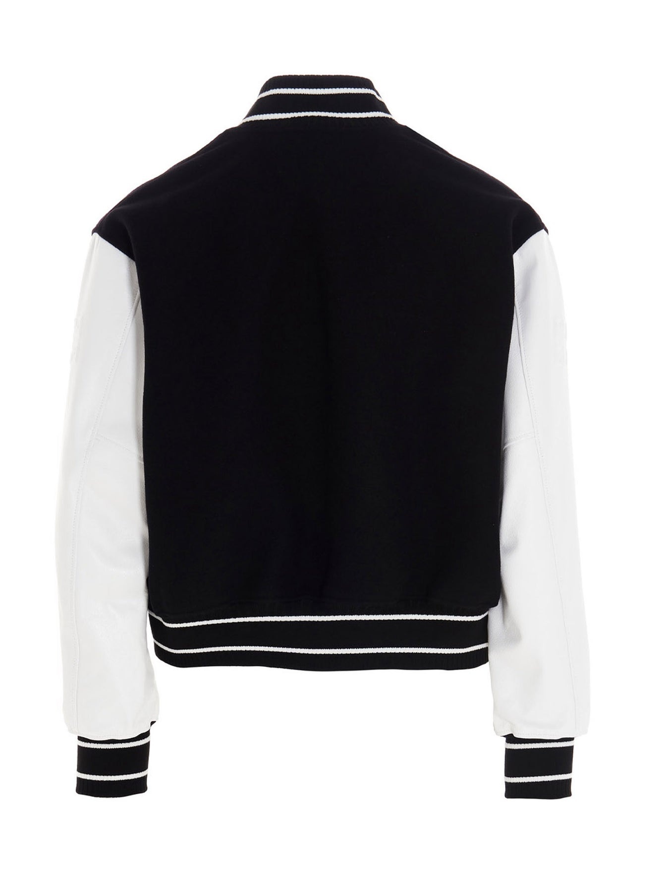 Logo Bomber Jacket. Coats, Trench Coats White/Black - 2