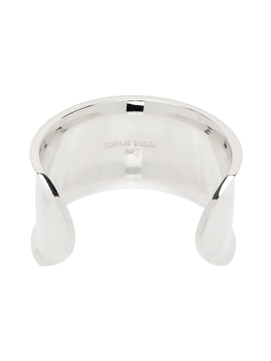 Silver Small Metzner Cuff Bracelet - 2