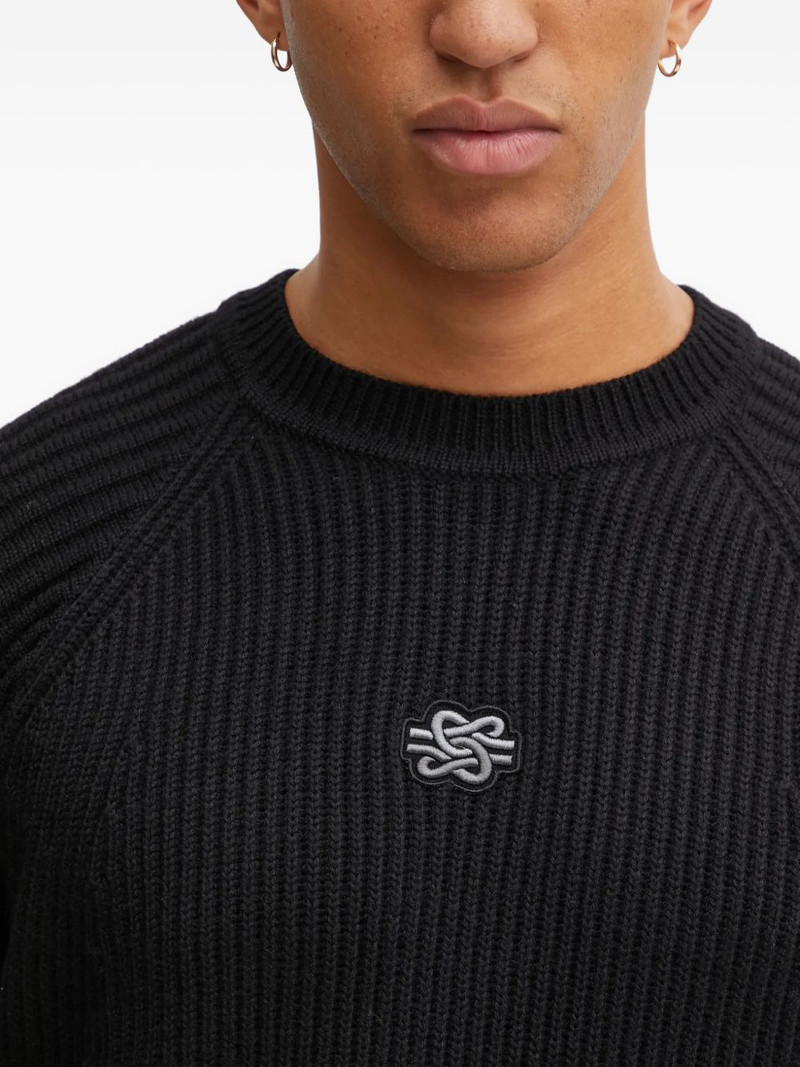 ribbed embroidered sweater 5