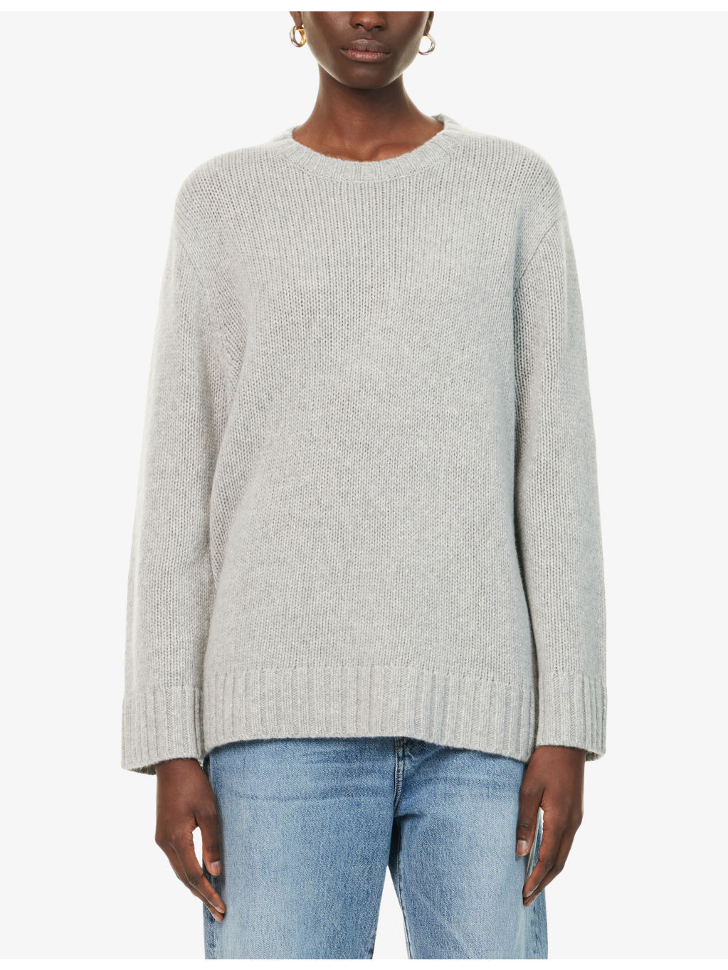 Amelia Round-Neck Cashmere Jumper - 3