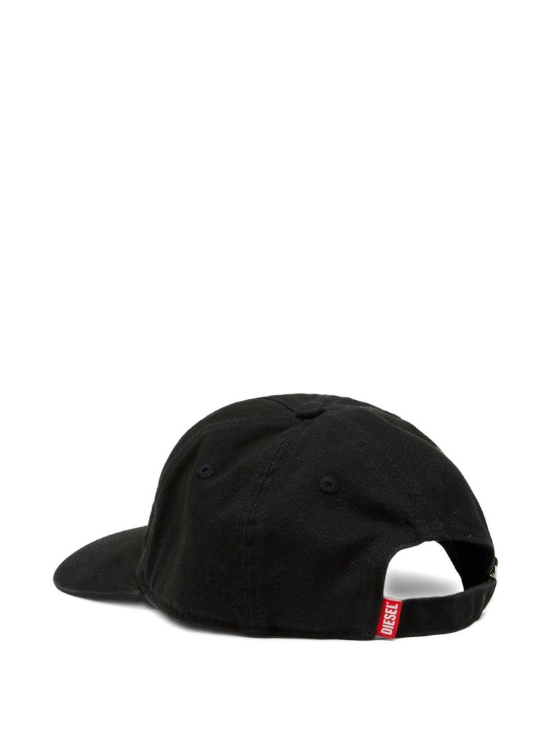 Diesel logo-embroidered baseball cap outlook