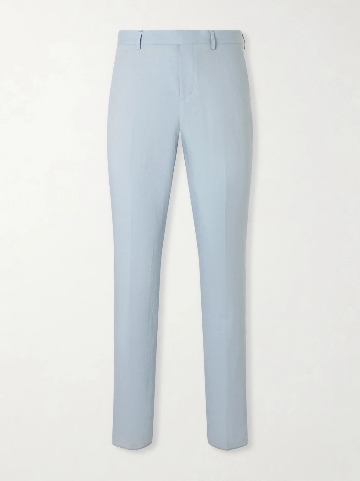 Slim-Fit Tapered Linen Suit Trousers - 1
