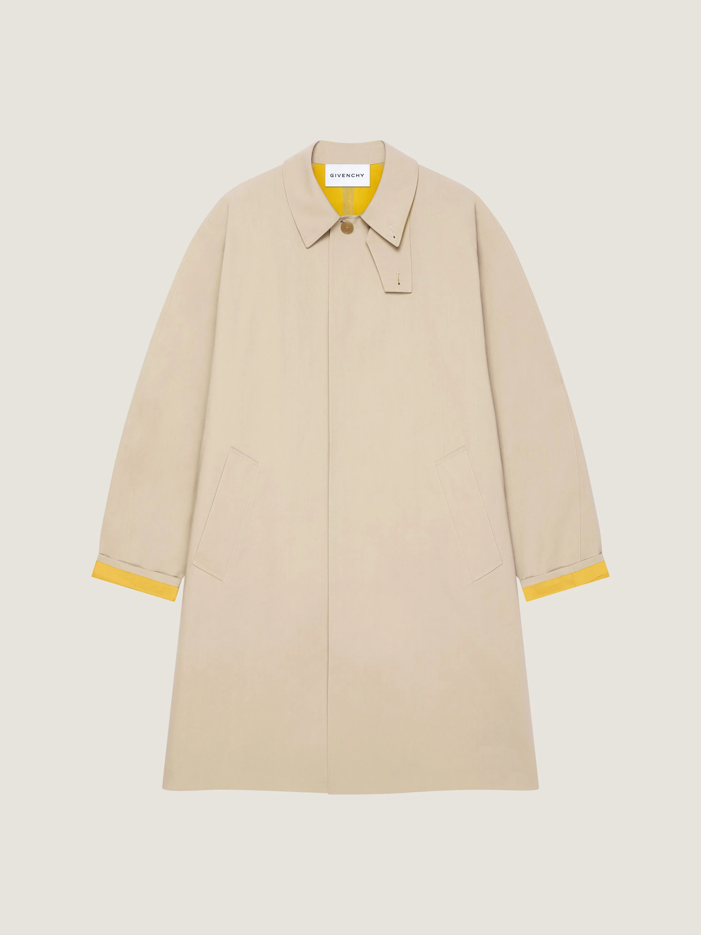 BICOLOR CAR COAT IN COTTON - 1