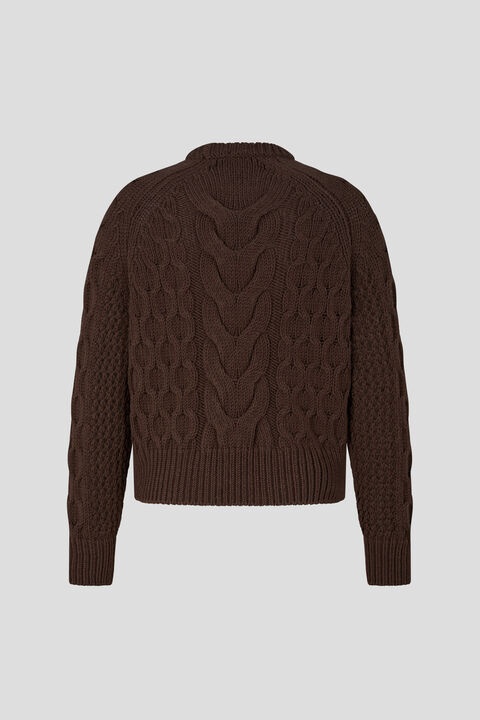 Natalie Knitted pullover in Brown - 6