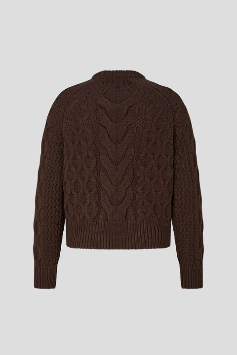 Natalie Knitted pullover in Brown - 6