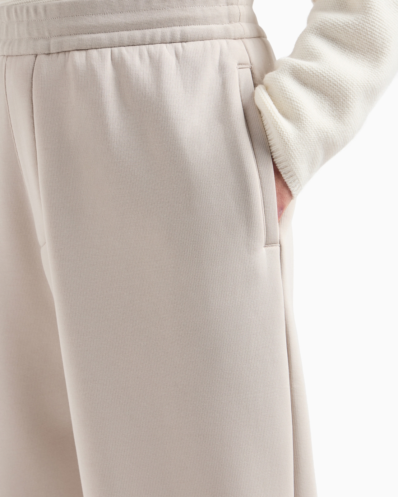 Lyocell-blend jersey joggers - 5