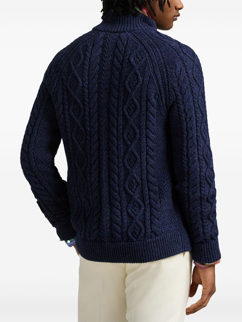 Aran-knit cardigan 4