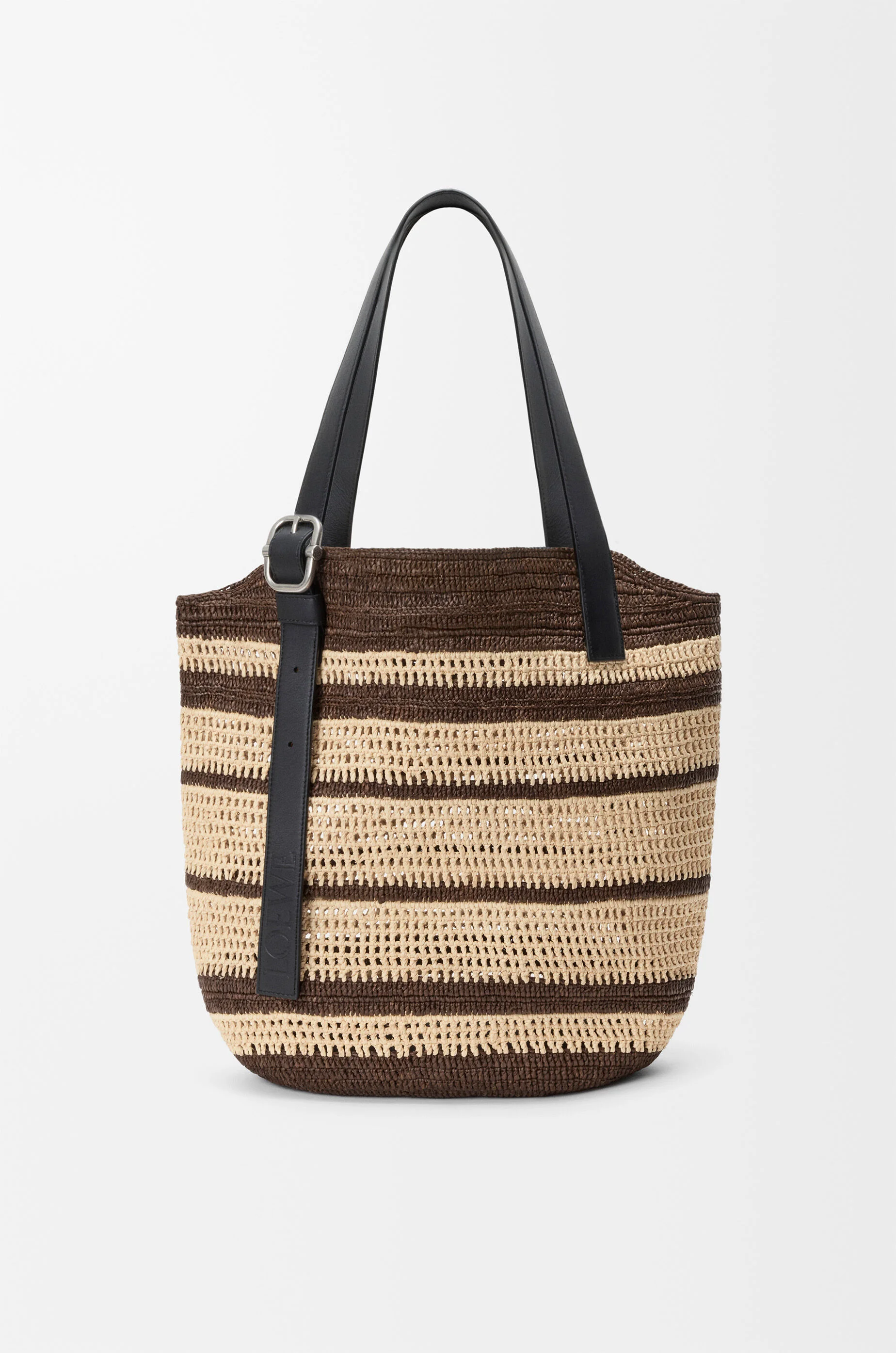 Loop basket in raffia - 1