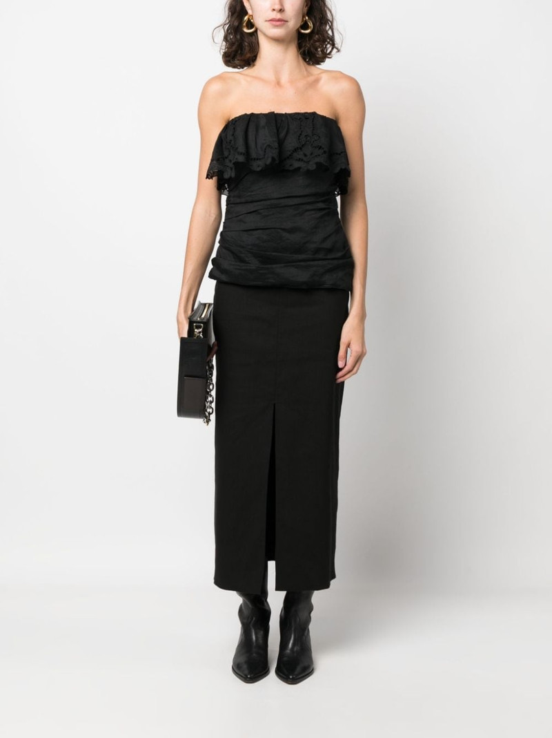 Isabel Marant guipure-lace bandeau top outlook