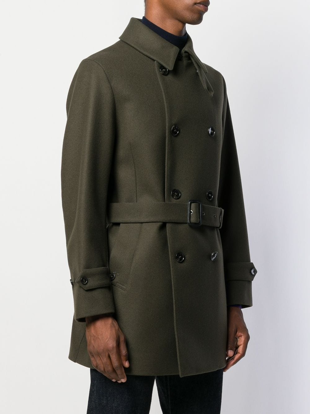 Fetlar wool short trench coat - 3