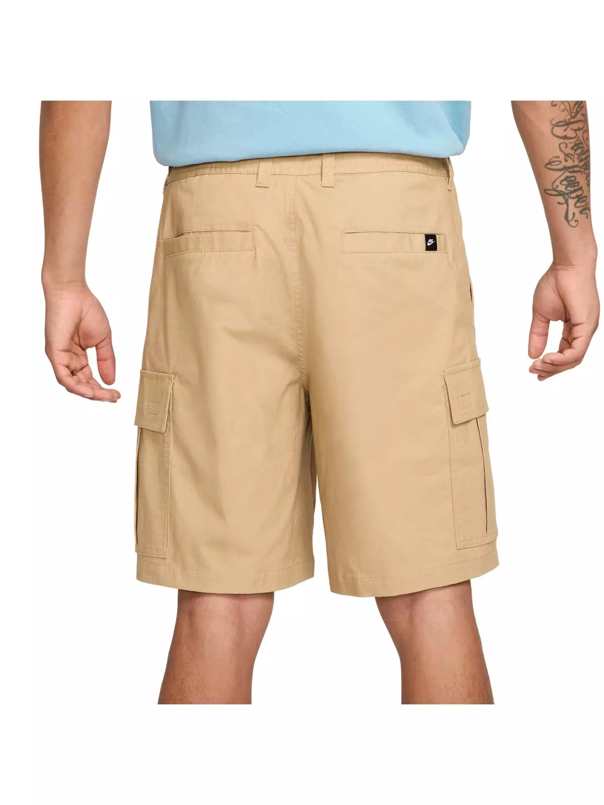 Men's Club Woven Cargo Shorts -Beige - 2