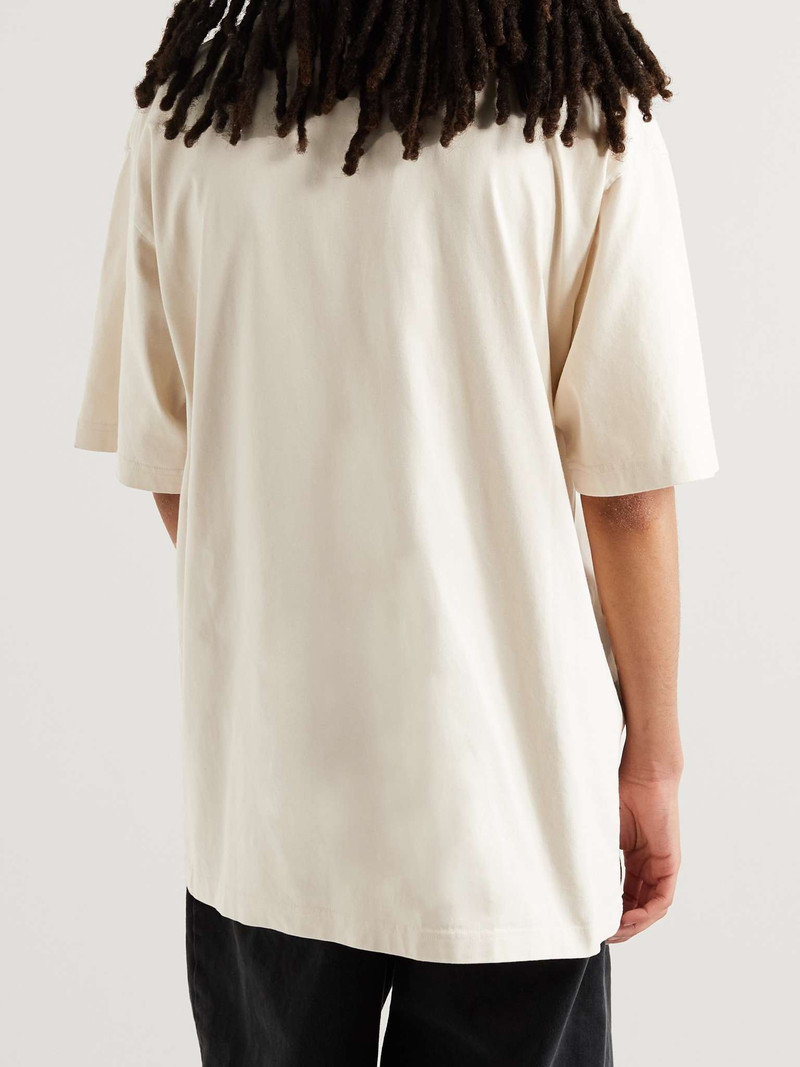 Oversized Logo-Embroidered Cotton-Jersey T-Shirt 4