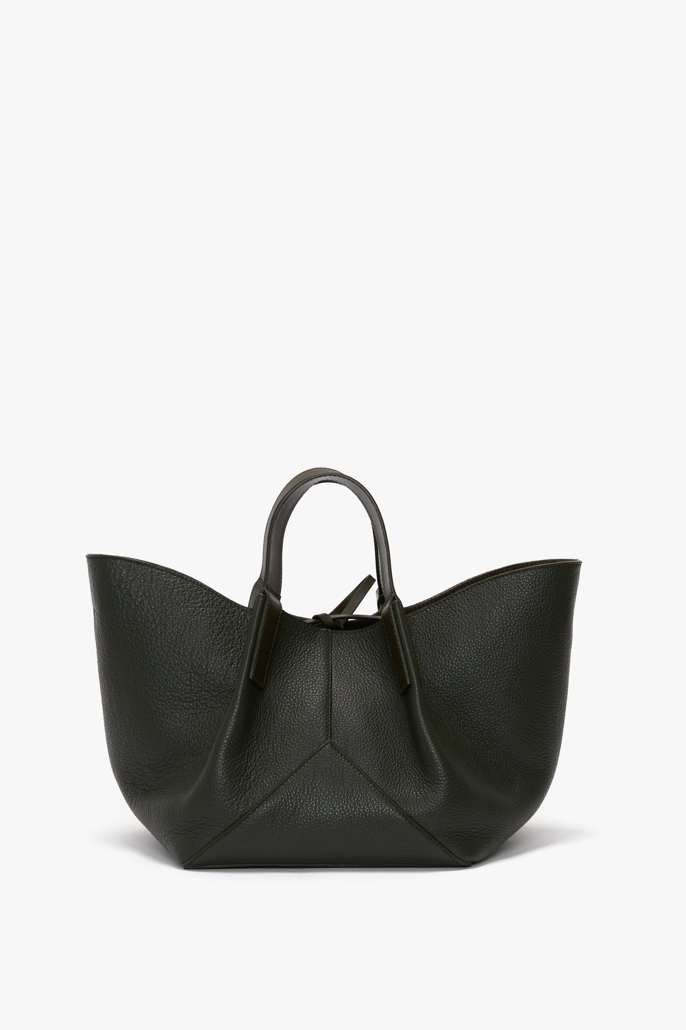 W11 Small Tote In Loden Leather - 5