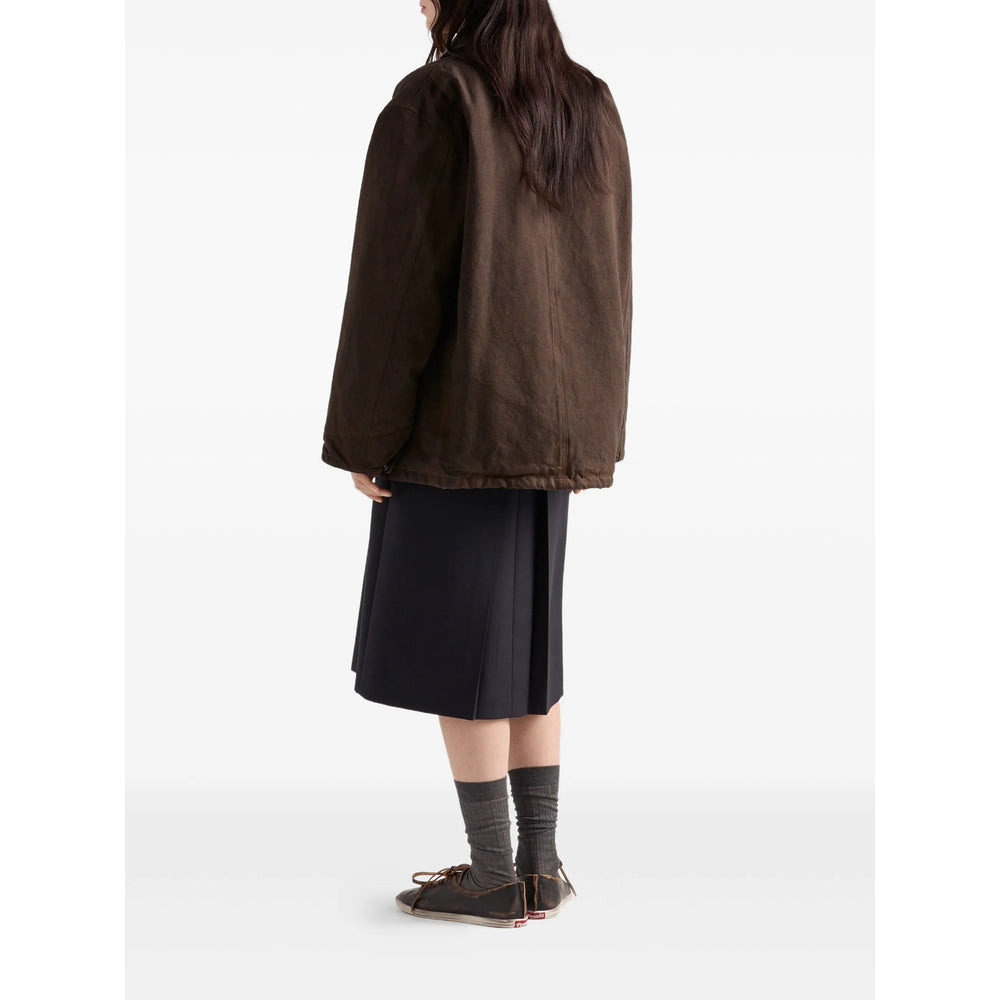 Prada Brown Jackets - Oversized Jackets Women - 4