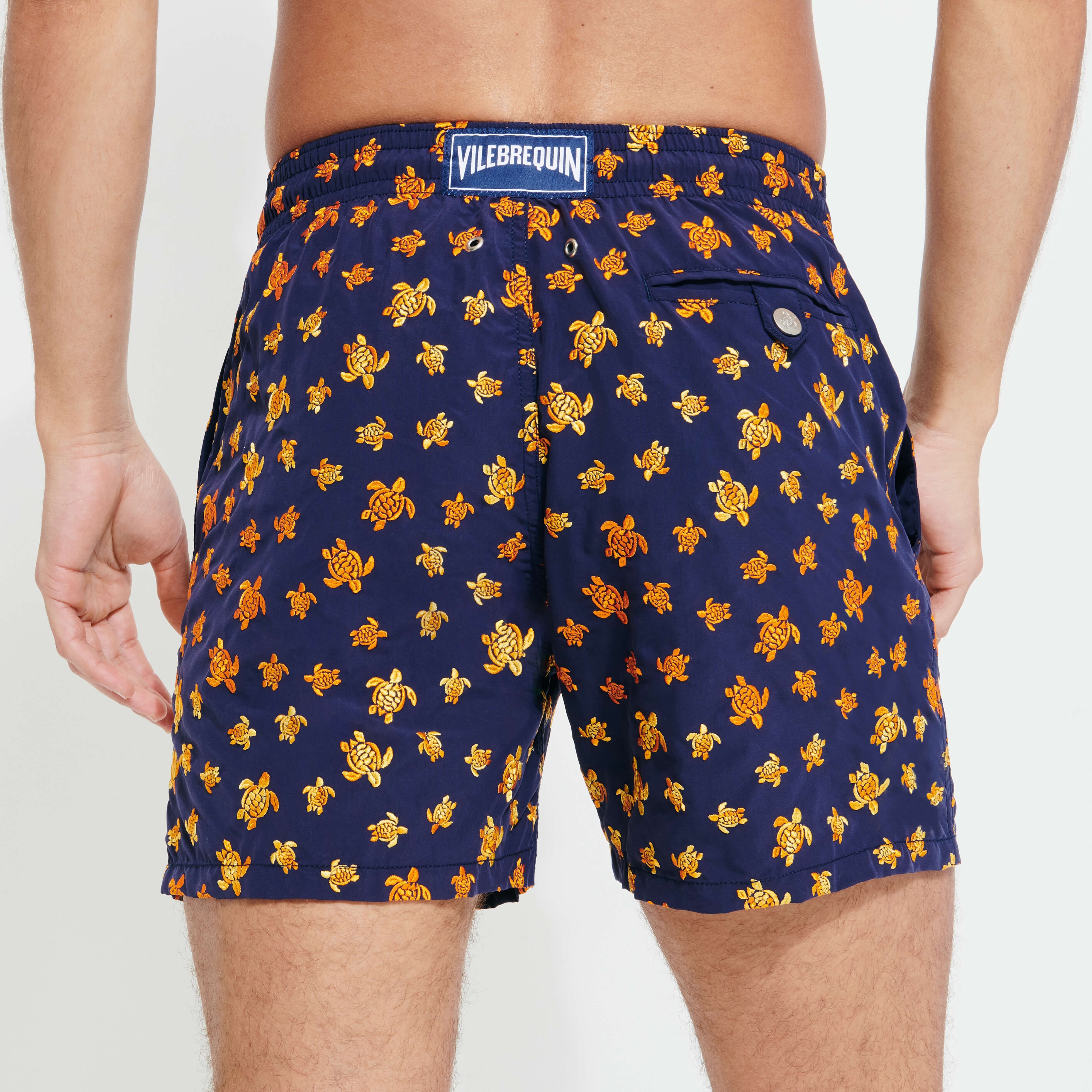 Men Embroidered Swim Trunks Micro Ronde Des Tortues - Limited Edition - 4