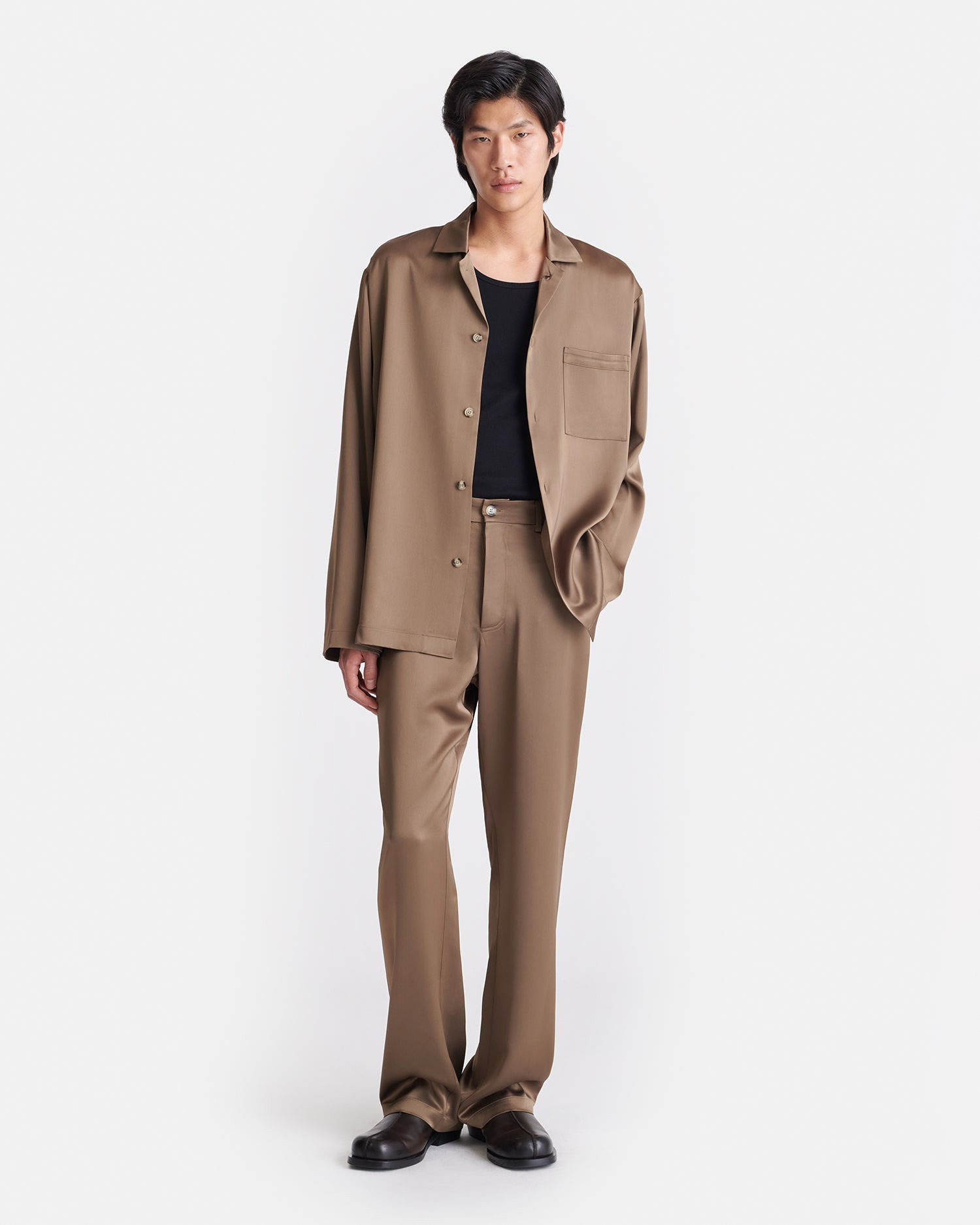 Slip Satin Trousers - 2