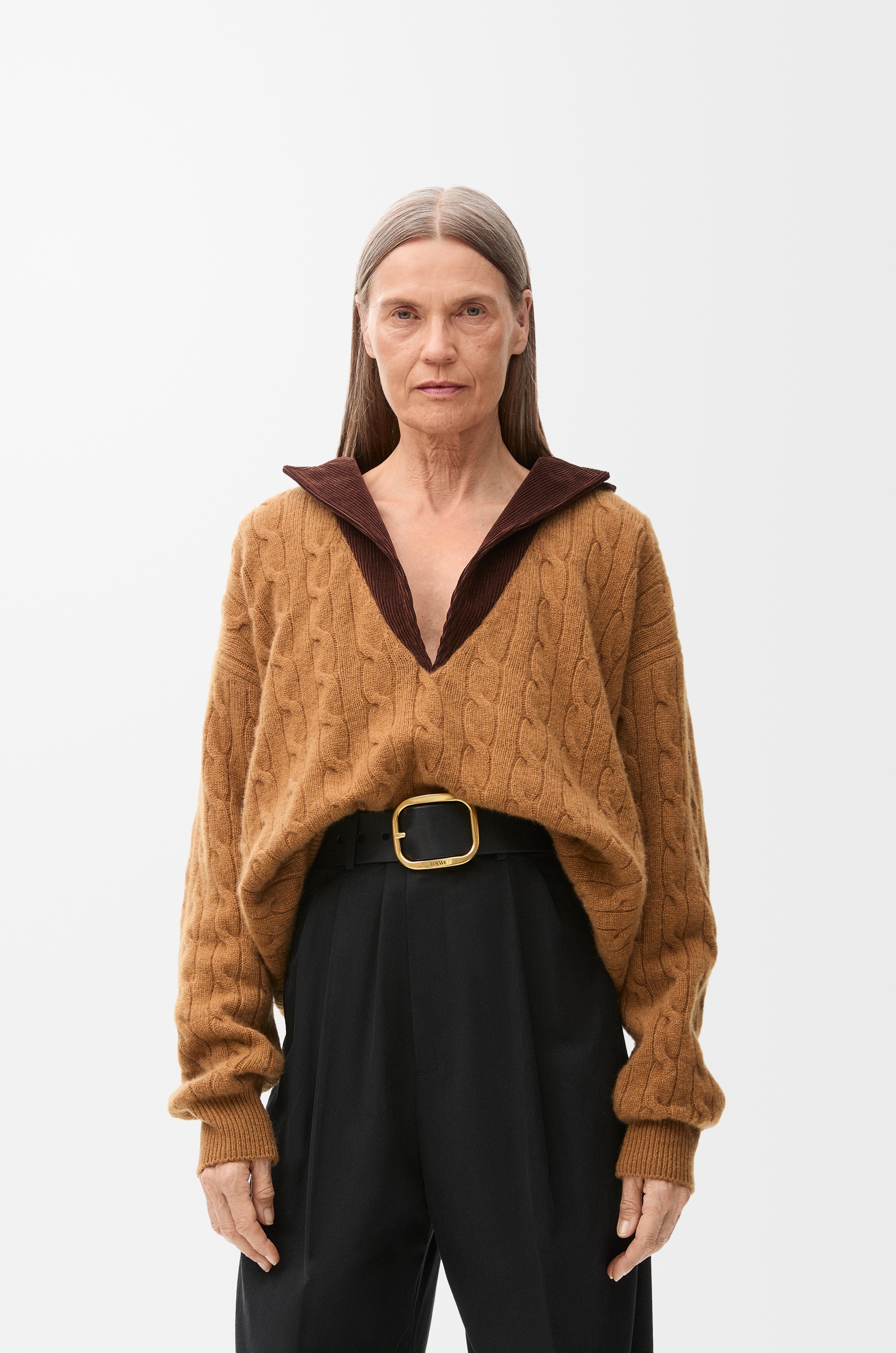 Rounded soft belt in classic calfskin - 2
