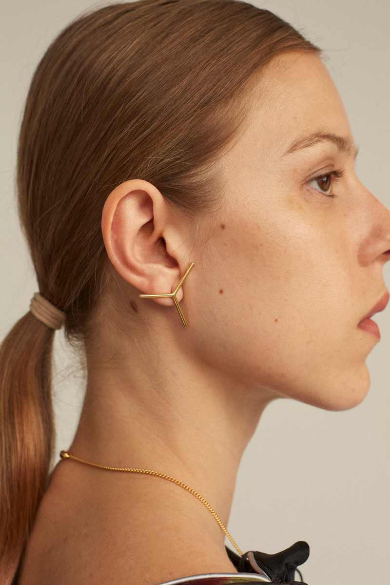 Y/Project Mini Y Earrings outlook