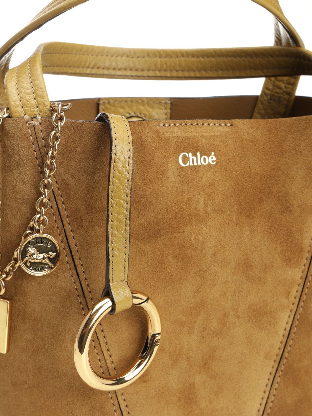 S812 - Chloe Spin Handbags Brown - 5