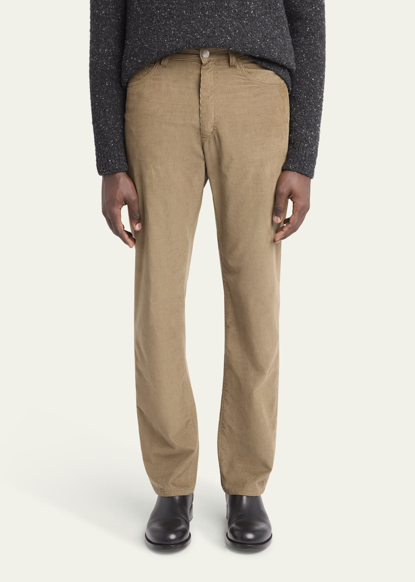 Men's Fred Slim Corduroy Five-Pocket Pants - 4